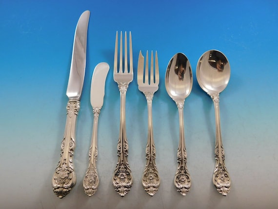 Gorham King Edward Sterling Silver Serving Spoon 8 1//4/"