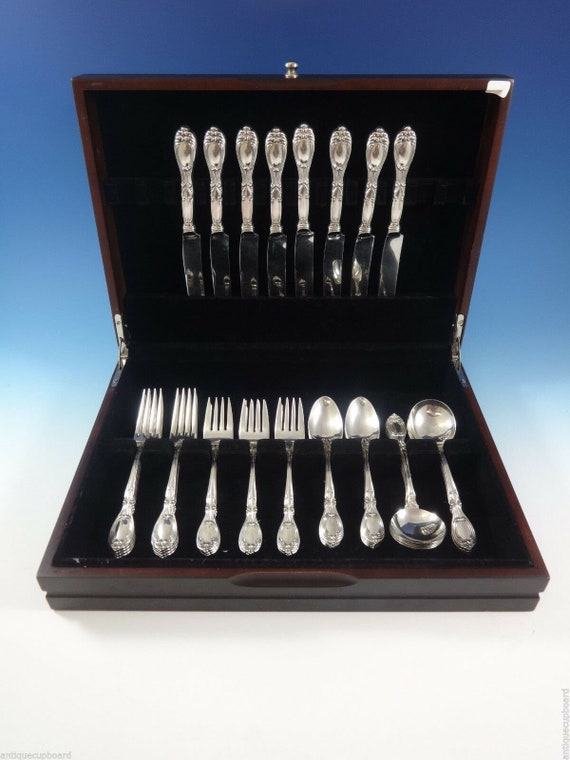 Victoria by Frank Whiting Sterling Silver Flatware Service 8 Set