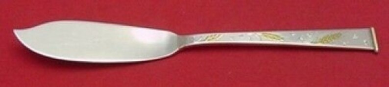 Golden Wheat by Gorham Sterling Silver Master Butter Flat Handle 7