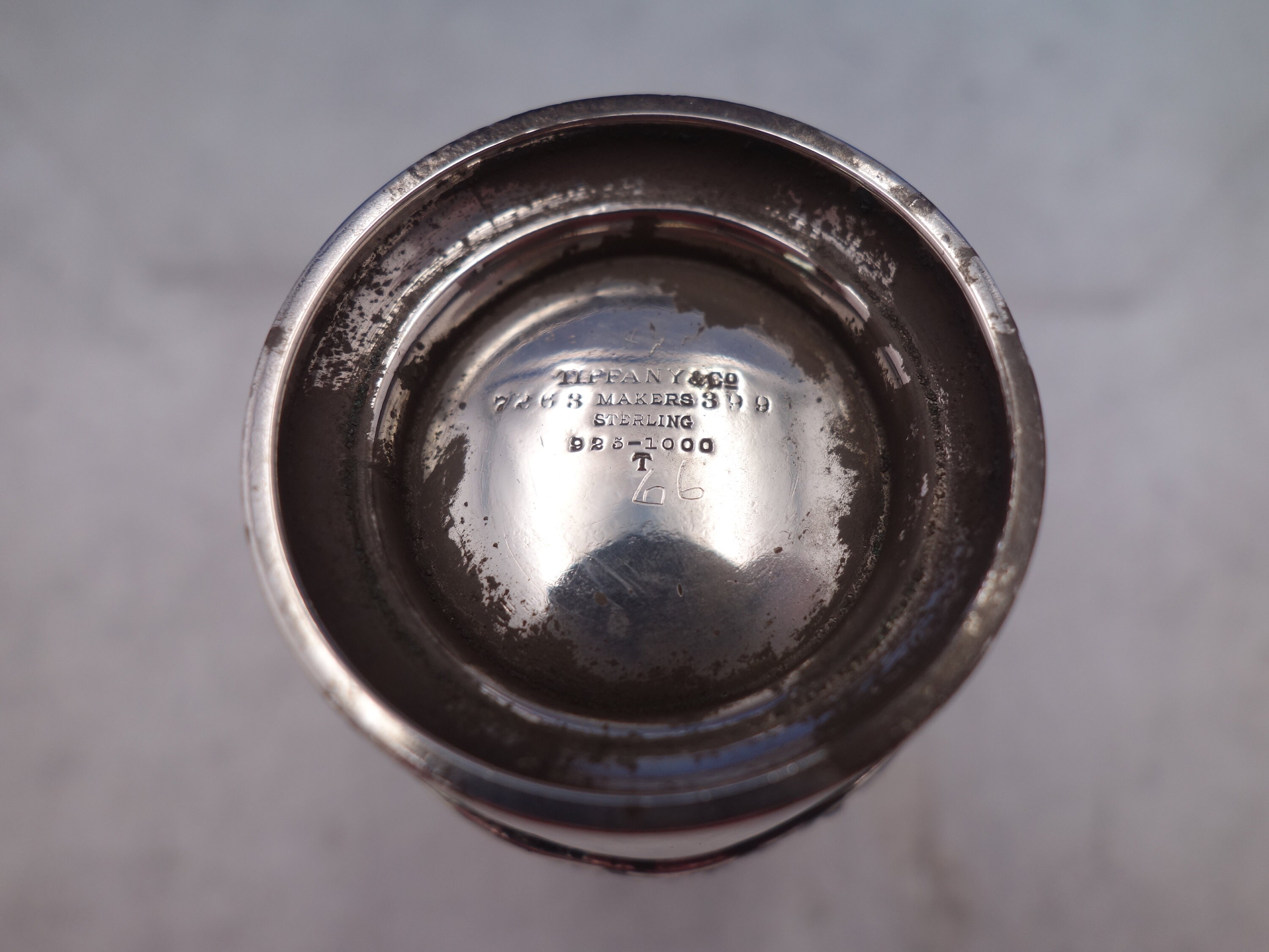 Tiffany and Co Sterling Silver Salt Pepper Shaker Set #7263