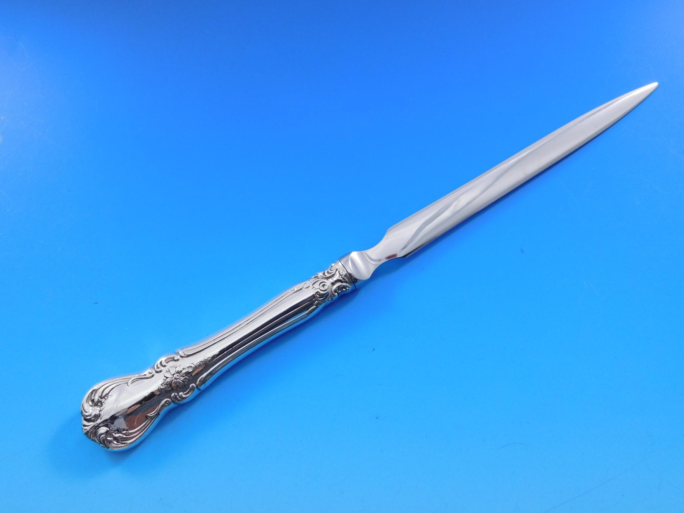 【TOWLE】 バターナイフ 2本【純銀ハンドル】　 OLD MASTER Old Master by Towle Sterling Silver Letter Opener HHWS Custom Made
