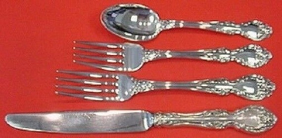Melrose By Gorham Sterling Silver Dinner Size Place Setting 4pc s 