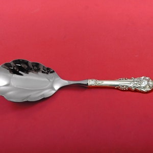 Sir Christopher by Wallace Sterling Silver Rice Spoon Scalloped 10&quot; HH WS Custom