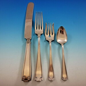 Etruscan by Gorham Sterling Silver Flatware Set for 8 Service 34 Pieces ...