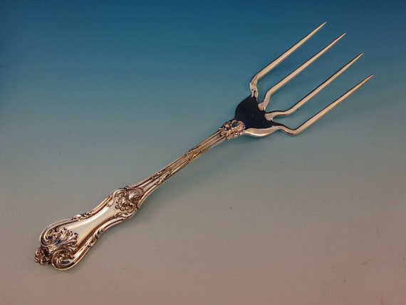 Fairfax by Gorham Sterling Silver Hot BBQ Serving Fork 7 3//4/" Custom Made