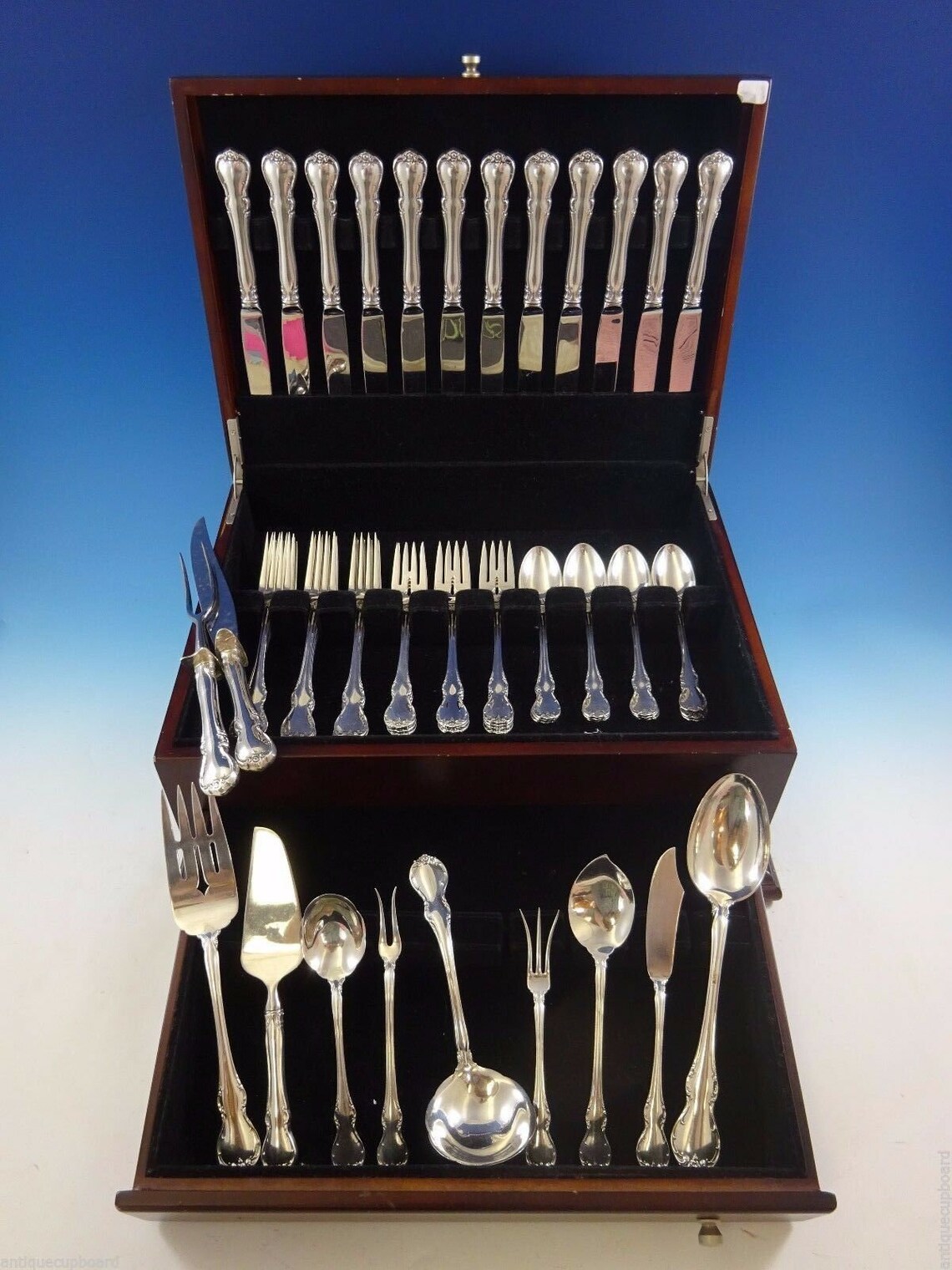 French Provincial by Towle Sterling Silver Flatware Set 12 Etsy