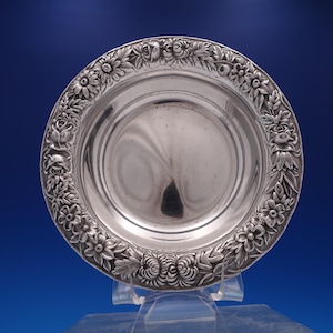 Repousse by Kirk Sterling Silver Wine Coaster #407 1" x 5" 3.3 ozt. (#9058)
