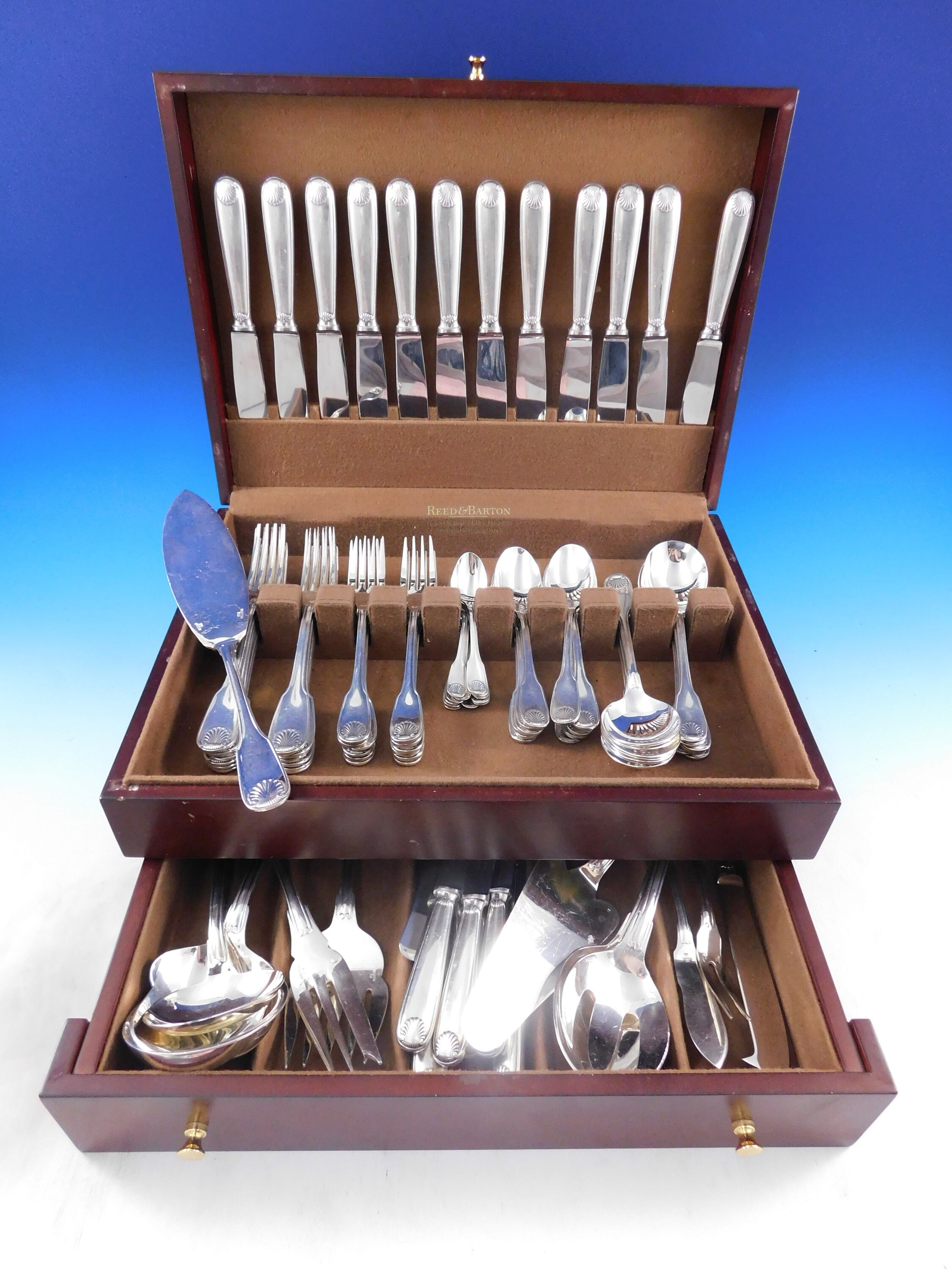 Arcantia Aka Vendome Christofle Silverplate Flatware Set for 12