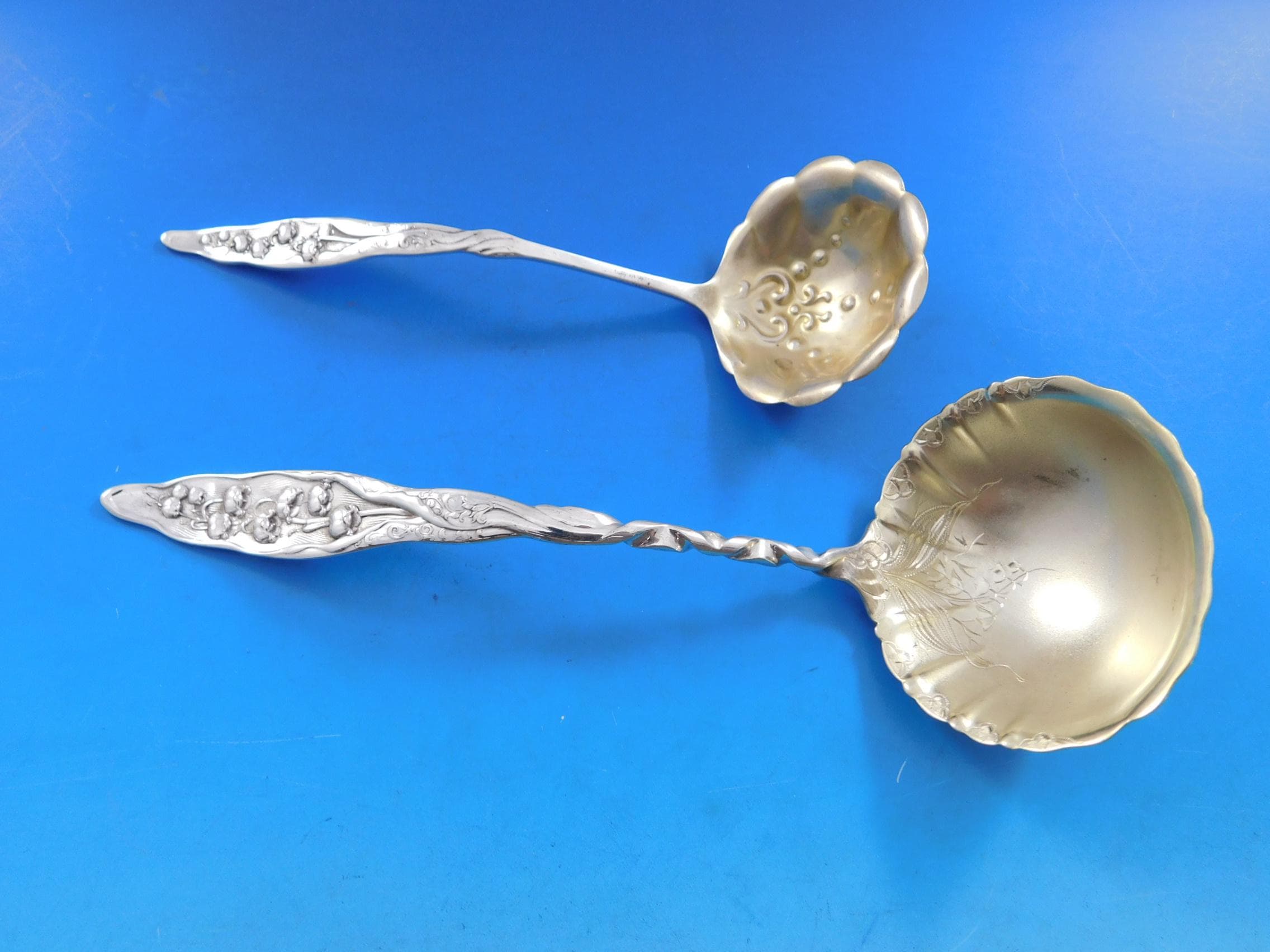 Lily of the Valley by Whiting Sterling Silver Flatware Set Service