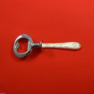 Repousse By Kirk Sterling Silver Bottle Opener Hh Custom Made 6&quot;