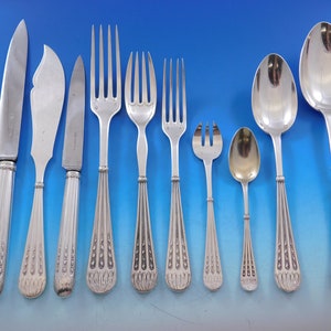 Louis XVI by Cardeilhac France 950 Sterling Silver Flatware Service Set 122 pcs