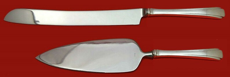 Debutante by Richard Dimes Sterling Silver Wedding Cake Set Server 2pc Custom HH