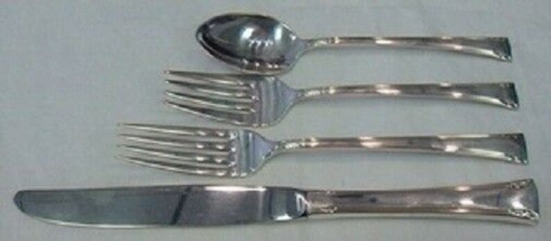 4pc s Serenity By International Sterling Silver Regular Size Place Setting