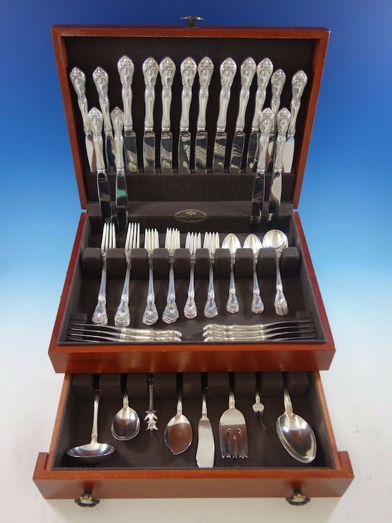 Chateau Rose by Alvin Sterling Silver Flatware Set for 8 Dinner