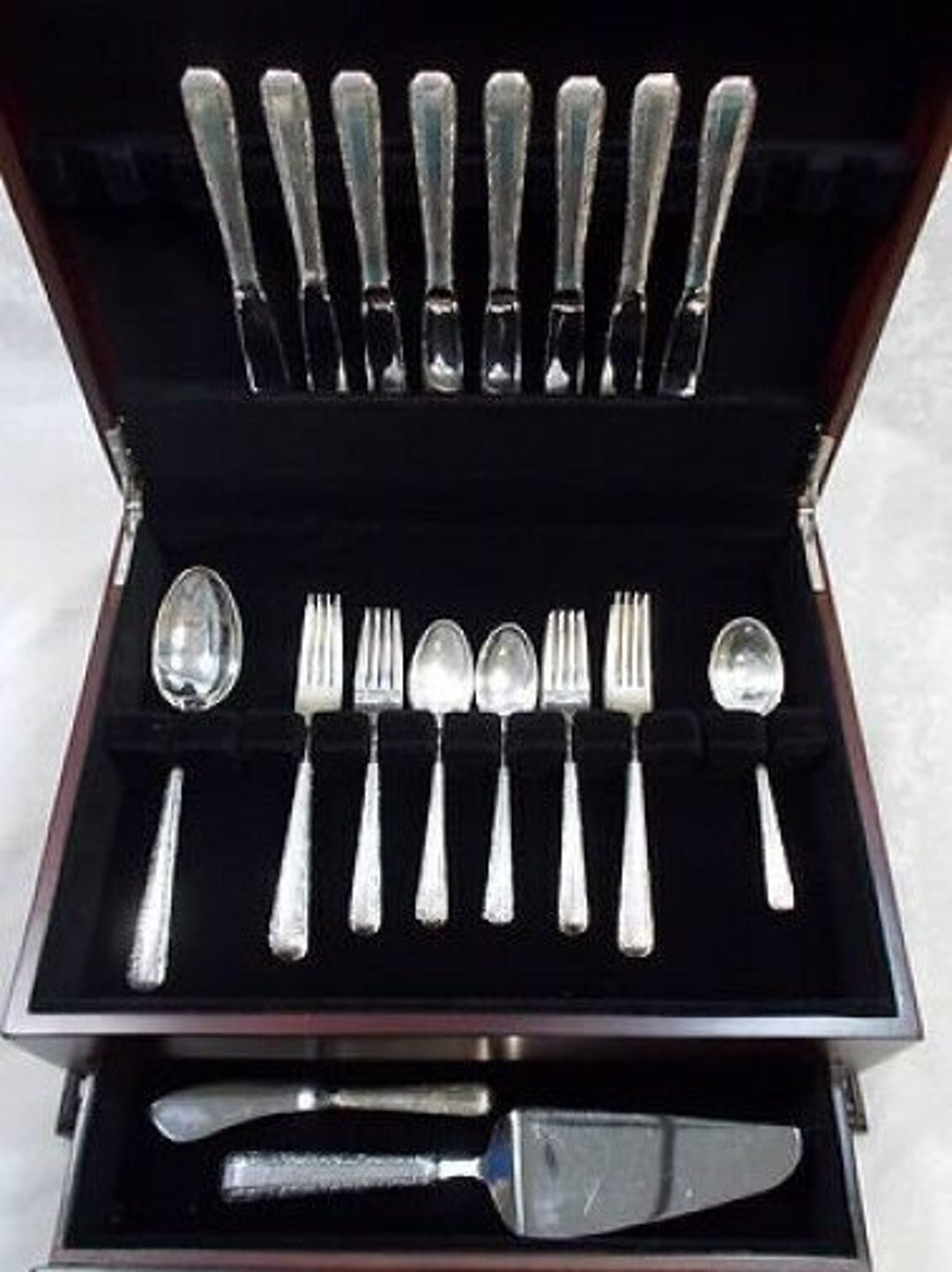 Candlelight by Towle Sterling Silver Flatware Set Service 36 Pieces Etsy