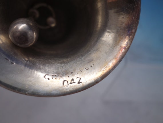 パティントン テーブル・ベル 【SILVER PLATE】 Florentine Gorham Silverplate Dinner Bell #042 5 1/4