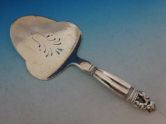 Acorn by Georg Jensen Sterling Silver Tart Server Hh - Etsy