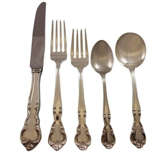 American Classic by Easterling Sterling Silver Flatware Set 12 Service 67 Pcs Etsy Canada