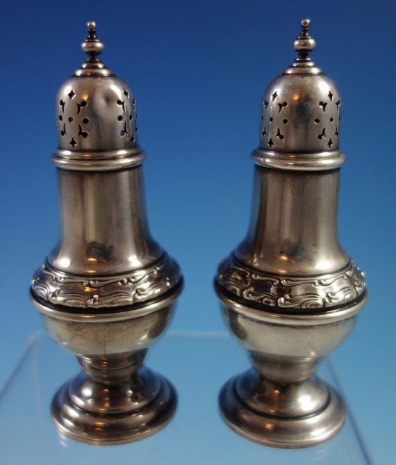 Buckingham by Gorham Sterling Silver Salt and Pepper Shakers 2pc