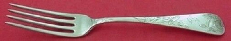 Brite-Cut by A W Rixer Sterling Silver Regular Fork 7