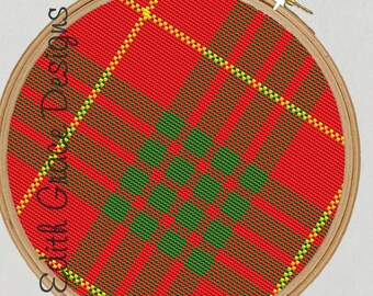 Cameron Tartan Cross Stitch Pattern