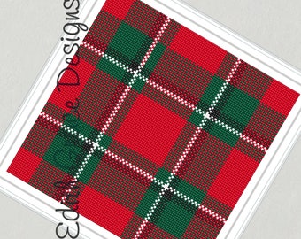 Sinclair Tartan Needlepoint Pattern