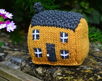 Knitting Pattern, Cotswold Cottage Knitting Pattern, House Knitting Pattern, English Countryside, English Cottage, Toy Knitting Pattern