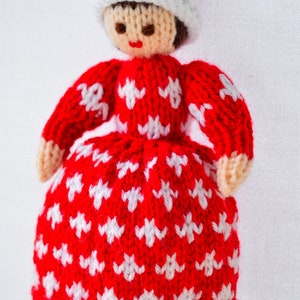 Knitting Pattern, Christmas Elf Doll, Toy Knitting Pattern, Knitted Elf, Christmas Doll, Christmas Decoration, Doll Making Pattern, Rag Doll image 9