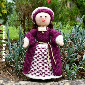 Tudor Doll Knitting Pattern: Knitted Toys (Digital Download)
