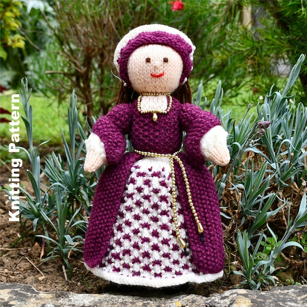 Tudor Doll Knitting Pattern: Knitted Toys (Digital Download)