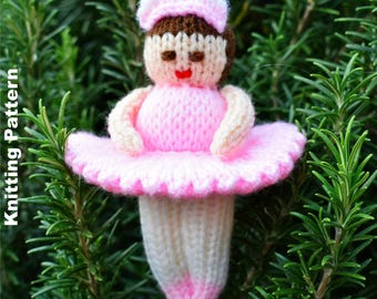 Ballerina Doll Knitting Pattern PDF