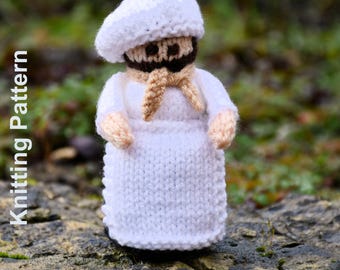 Victorian Baker Doll Knitting Pattern PDF