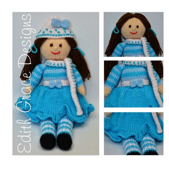 easy rag doll knitting pattern free