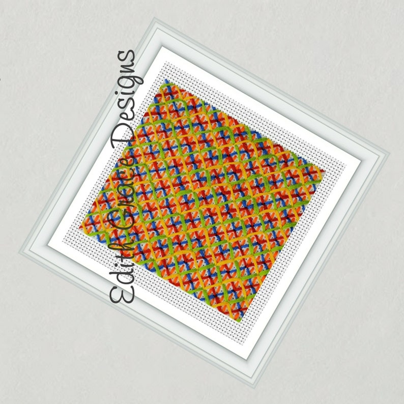 Geometric Needlepoint Pattern image 1
