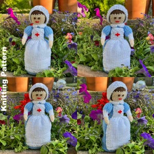 WWI Nurse & Florence Nightingale Doll Knitting Pattern: Knitted Toys (Digital Download) image 9