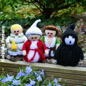 Scrooge Christmas Carol Dolls Knitting Pattern: Knitted Toys (Digital Download)