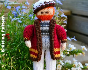 King Henry VIII Doll Knitting Pattern: Knitted Toys (Digital Download)