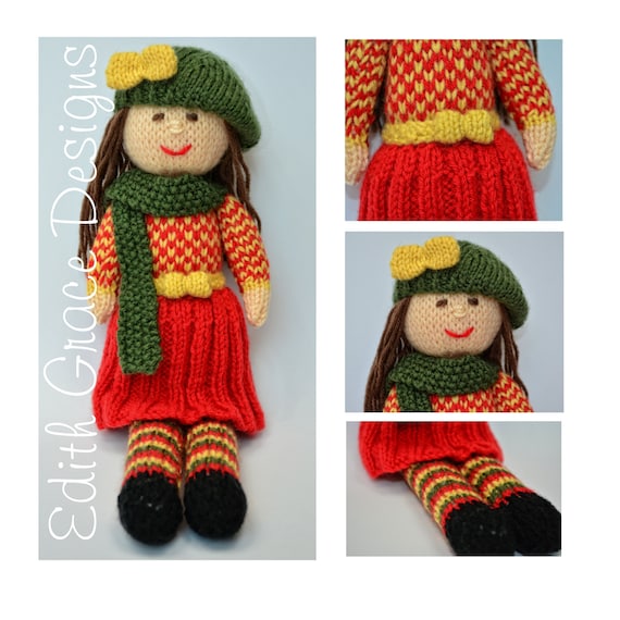 knitted rag doll