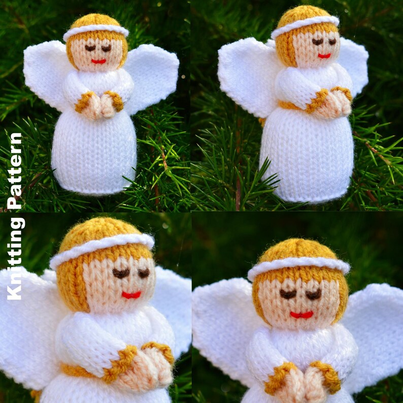 Christmas Angel Knitting Pattern: Knitted Toys (digital Download ...