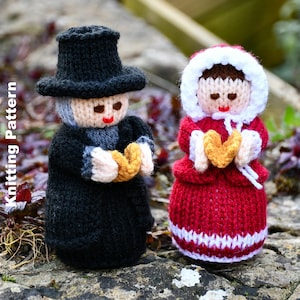 Victoriaans Carol Singer Dolls-breipatroon: gebreid speelgoed (digitale download)