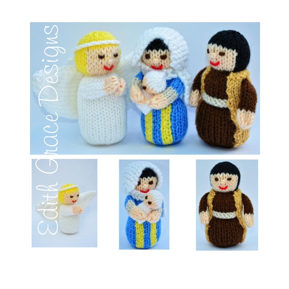 etsy knitted dolls