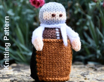 Victorian Toymaker Doll Knitting Pattern PDF