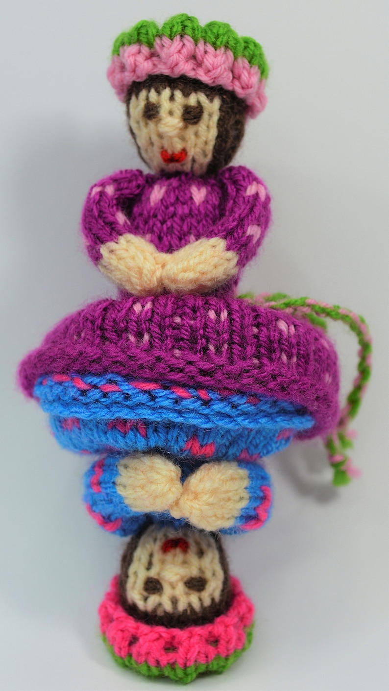 Topsy Turvy Doll Knitting Pattern Etsy