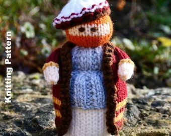 King Henry VIII Doll Knitting Pattern PDF