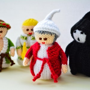 Knitting Pattern, Scrooge Christmas Carol Doll, Toy Knitting Pattern, Charles Dickens, Christmas Dolls, Christmas Tree Decoration image 6