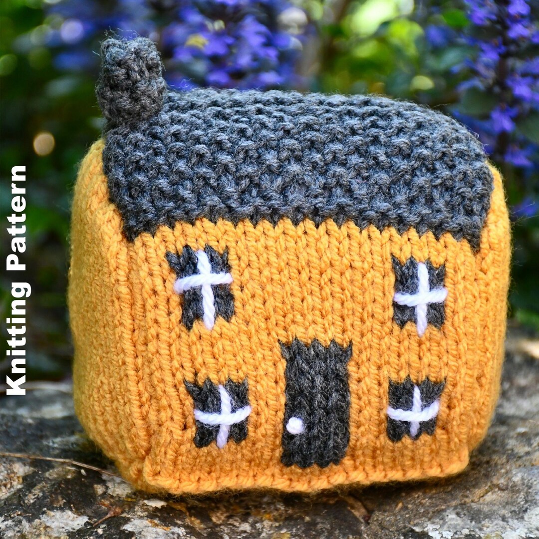 Cotswold Cottage Knitting Pattern: Knitted House Decor (digital ...