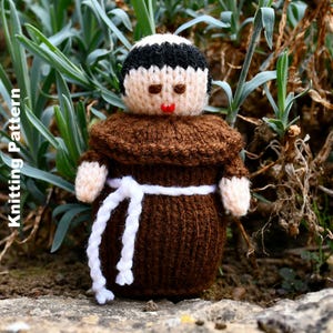 Medieval Monk Doll Knitting Pattern: Knitted Toys (Digital Download)
