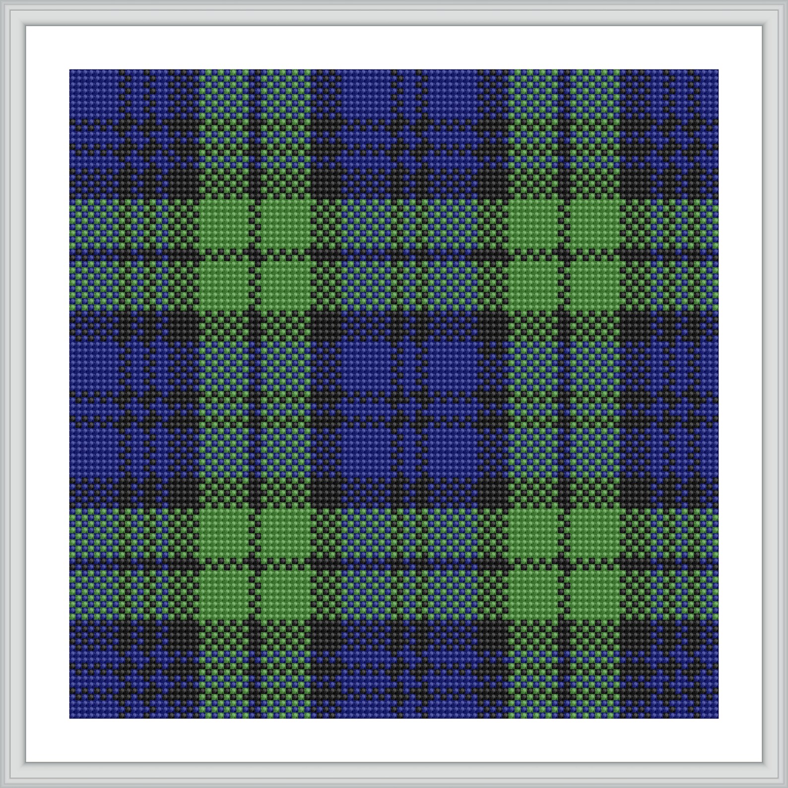 Campbell Tartan Black Watch Tartan Needlepoint Pattern Etsy