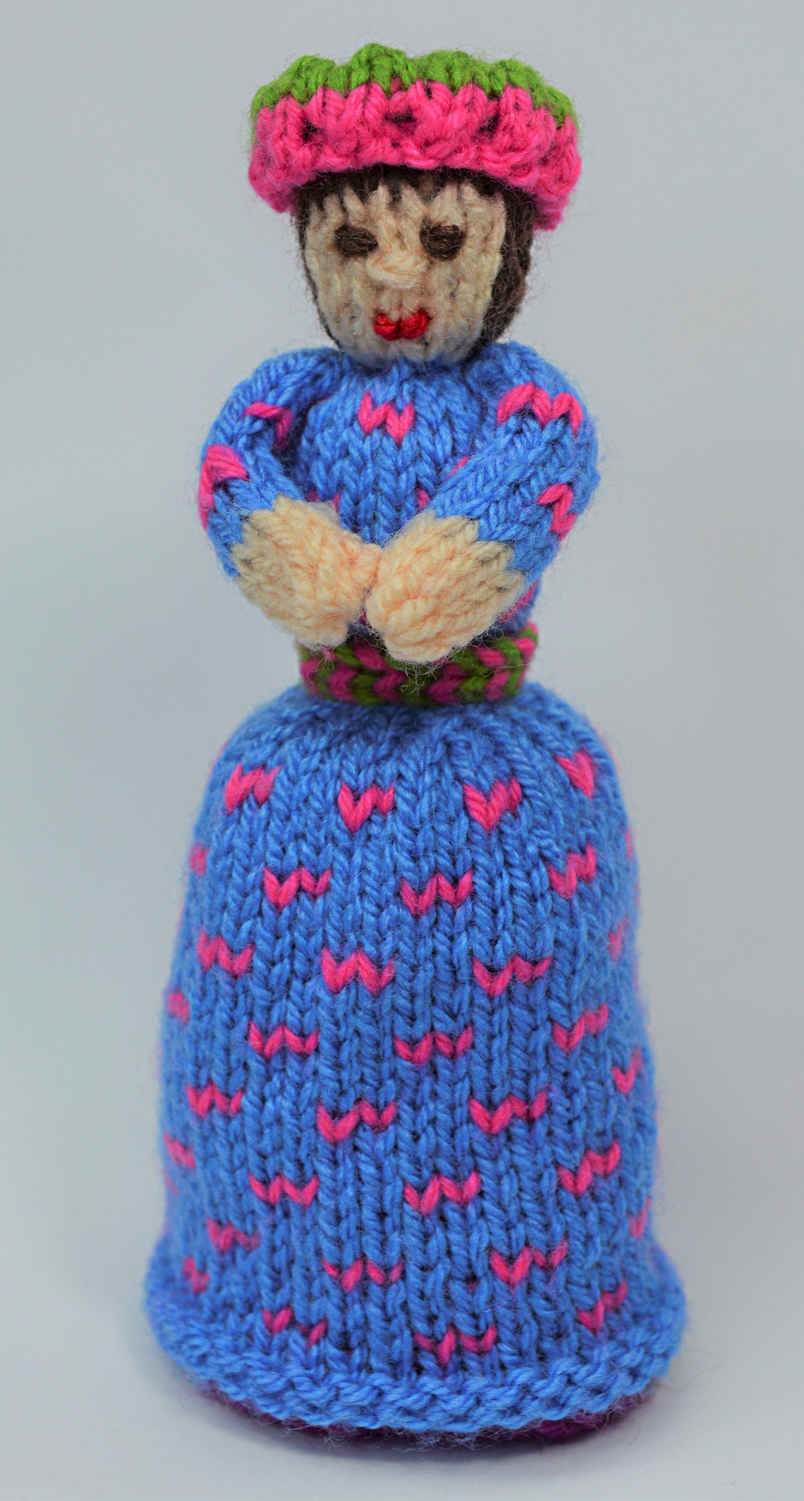 Topsy Turvy Knitted Doll Toy Knitting Pattern Etsy