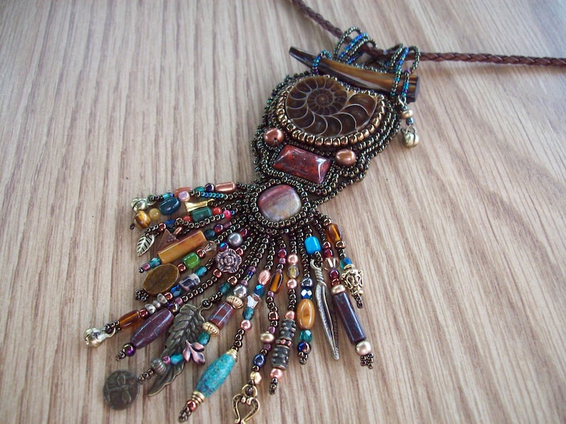 Ancient Relics 2 piece necklace set with earrings. A favorite Etsy